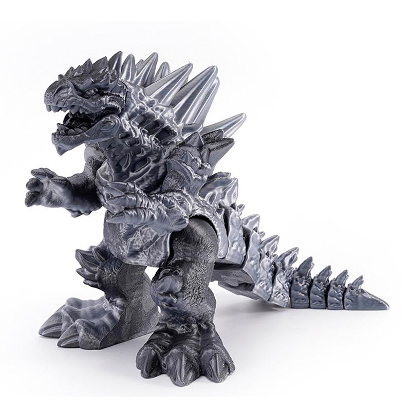 Jucărie Decorativă Dragon cu Articulații Mobile Poate Sta Model Dinozaur Gură Mare Fosilă Dragon Tyrannosaurus Rex Imprimare 3D