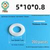 Thickened Nylon Plastic Flat Washer: Hard Plastic Gasket M2-M16
