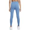 Nike Dri-Fit One High Waist Comfortable Versatile Soft Leggings Kids bottoms Aegean-Storm-Blue Glacier-Blue FZ5605-429
