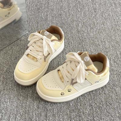 High-value Leather Shoes Women's Autumn New Versatile Casual Shoes Ins Niche Lightweight Board Shoes