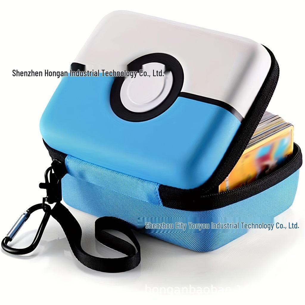 

Ящик для хранения карт: Вмещает 400+ карт для покера, MTG, PTCG – Идеальный подарок для детей небесно-голубой