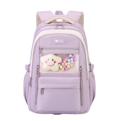 Middle School Backpack for Girls Cute Bookbag Junior High School Student School Bag Lightweight Large Capacity Travel Backpack