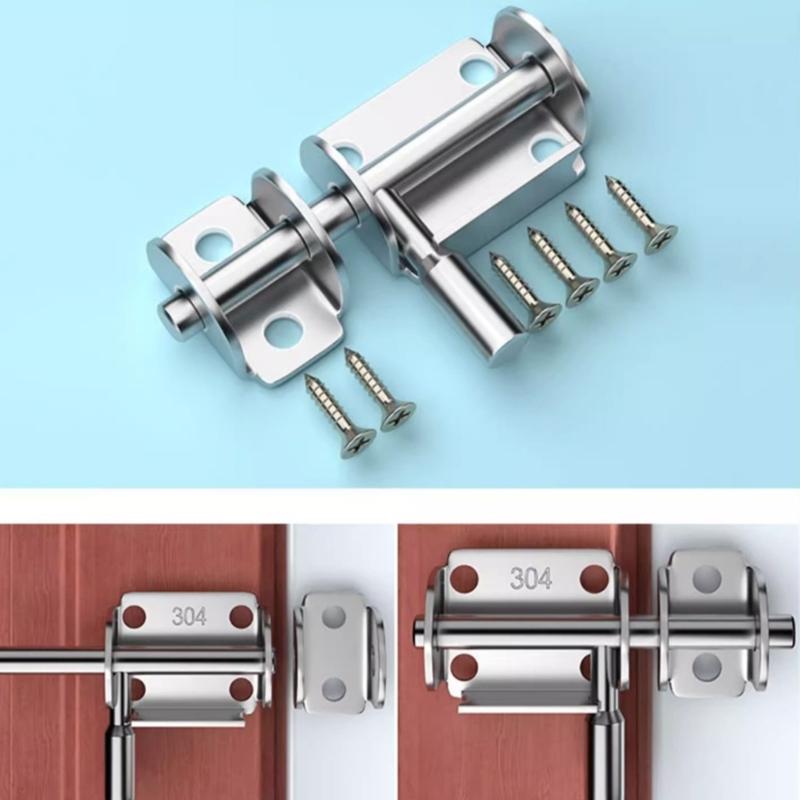 Corrosion Resistant 304 Stainless Steel Mount Bolt Door Latches Weatherproof For Gate Cabinets Window