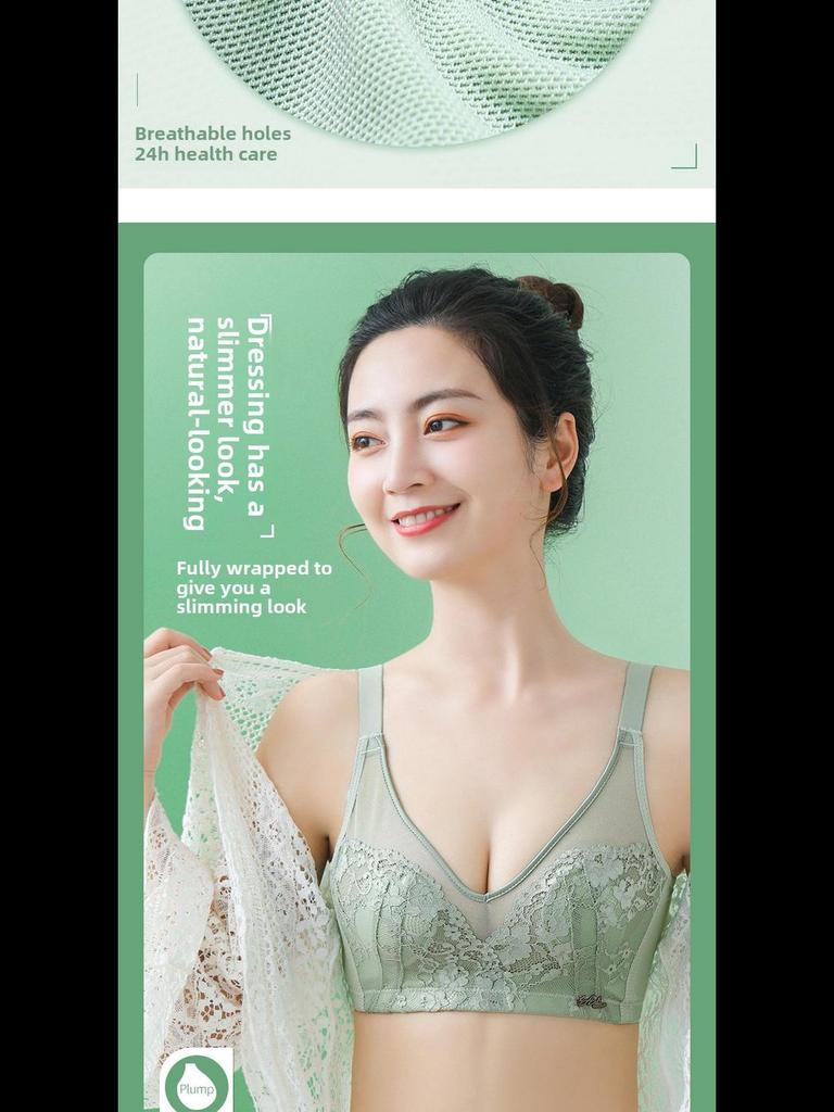 Summer Lace Adjustable Backless Bra with Rabbit Ears Design for Women