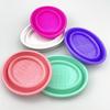 Soft Silicone Makeup Brush Cleaner Folding Powder Puff Cleaning Bowl Eyeshadow Brushes Wash Clean Mat Beauty Tools Scrubber Box