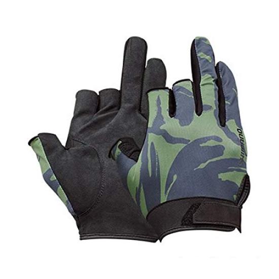

Перчатки для рыбалки SHIMANO 3-Cut GL-011T Khaki BR Camo M Перчатки для рыбалки