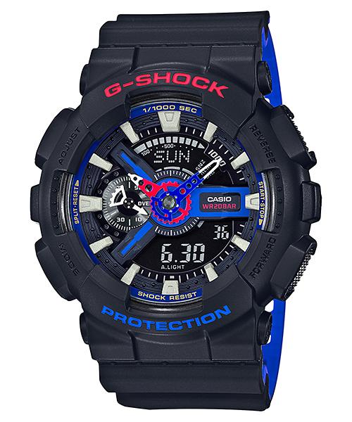 

Casio G-SHOCK Men s Resin 200M Water Resistant Digital Shock Resistant Quartz Watch GA-110LT-1A чёрный