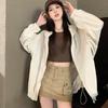Women's Casual Sporty Long Sleeve Jacket - Spring Versatile Hooded Sun Protection Coat
