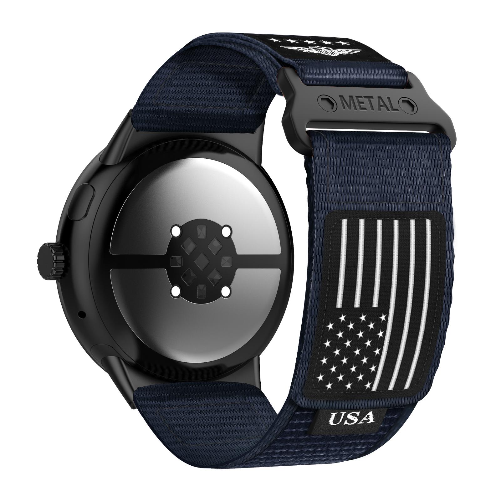 

For Google Pixel Watch 3 4 Strap 45mm 41mm accessories Sport Nylon Trail Loop Belt bracelet correa for Google Pixel Watch 2 Band Pixel Watch 4 3 45mm полуночно-синий