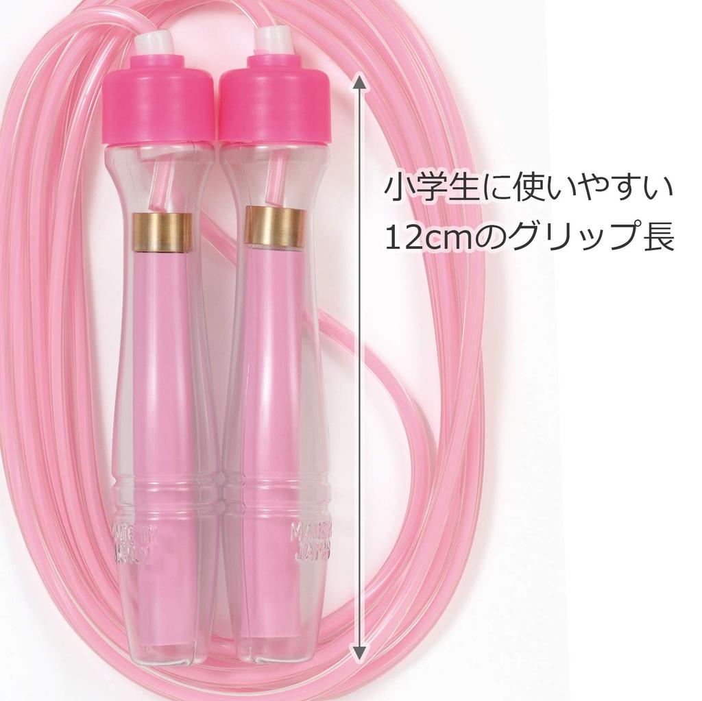 Jump Rope for Elementary School Students for Double Under 6 Years and Up Super Jump Standard [GP] (Suitable Practice) 2.4m (Recommended Age / Pink)