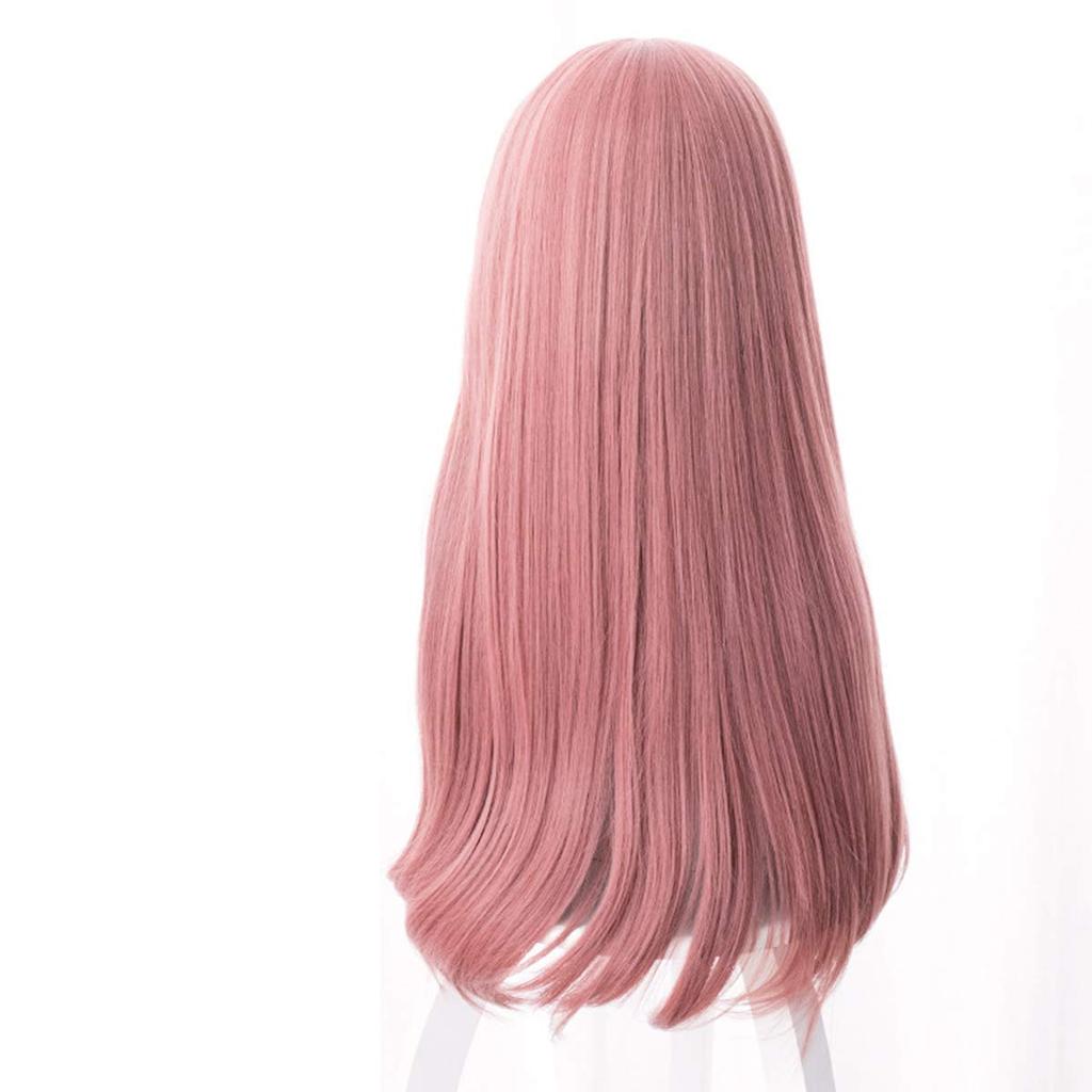 Pink Long for and Perfect for Cultural Photo and School Includes Wig Wig, Heat-Resistant, Cosplay, Costumes, Disguises, Halloween, Christmas,