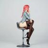 25cm Chainsaw Man Uniform Makima Sitting Pose Figure Desktop Computer Case Ornament Anime Model Toy Gifts For Adult Collectors