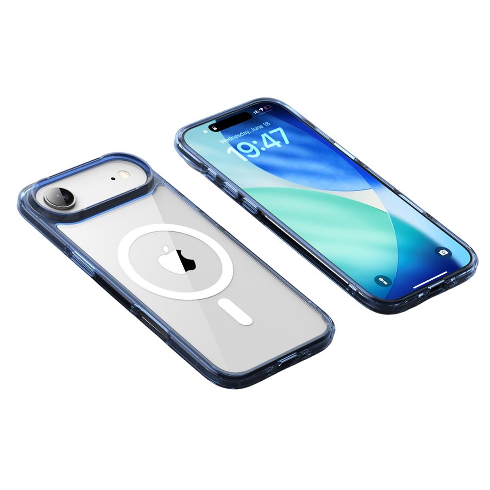 For iPhone Air Case Compatible with MagSafe TPU+PC Clear Phone Back Cover