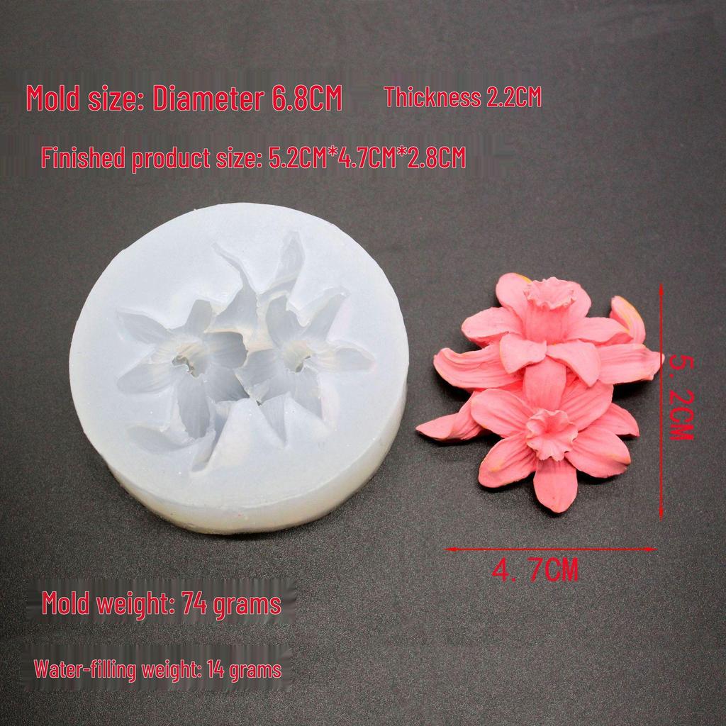 Large Peony Silicone Mold for Scented Candles, Mousse Cakes, Chocolates, and Soaps
