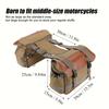 Motorcycle Saddlebag Luggage Bags Touring Motorbike Saddle Bag Canvas Stroage Bag For Honda Shadow For Suzuki dr 650 Tools Pouch