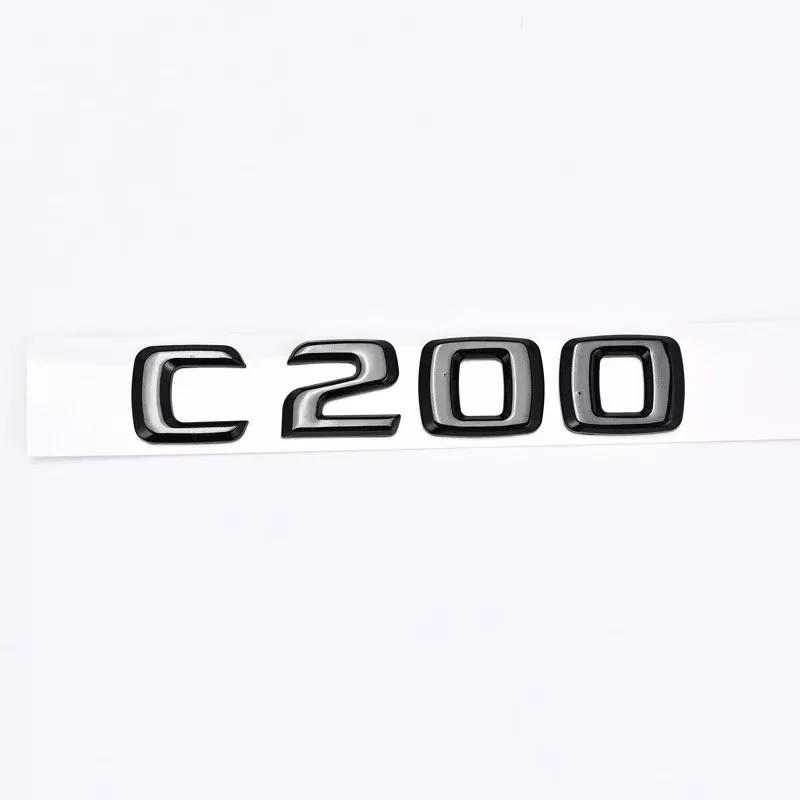 cfvjhy1 2025 Hot ABS Car Sticker Trunk Letters For Mercedes Benz C200 C220 W205 W204 W203 C260 C300 C320 C350 C400 C450 Emblem Logo Acce