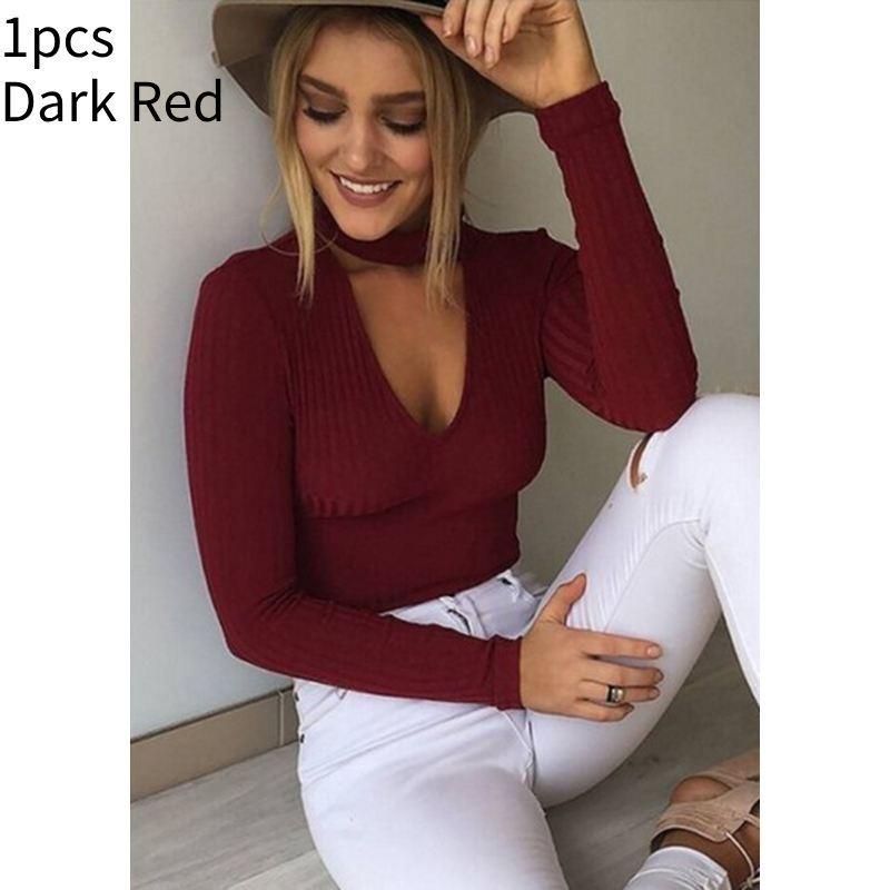 Urban Chic Fall Cotton Ribbed Bodysuit For Women Casual Romper Available Now