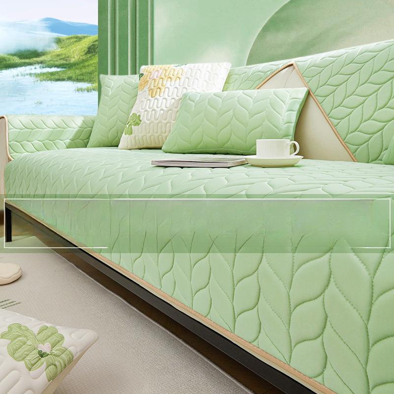 Ice Silk Latex Sofa Cushion Summer Summer Mat Cushion Summer Cold Feeling Leather Sofa Cover Simple Modern Cover Towel