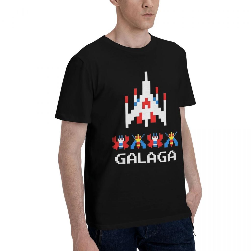 Galaga Arcade Game 100 Cotton Casual Breathable Confortable Vintage Football Shirts 2025 Mens Tops