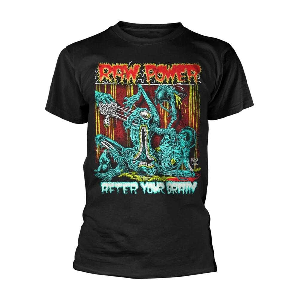 Raw Power After Your Brain Official Tee T-Shirt Mens