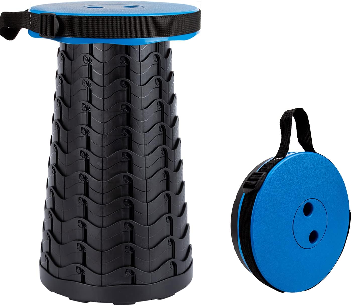 Складной портативный табурет, модернизированный складной табурет для кемпинга, грузоподъемность 450 фунтов, телескопический складной выдвижной табурет для взрослых