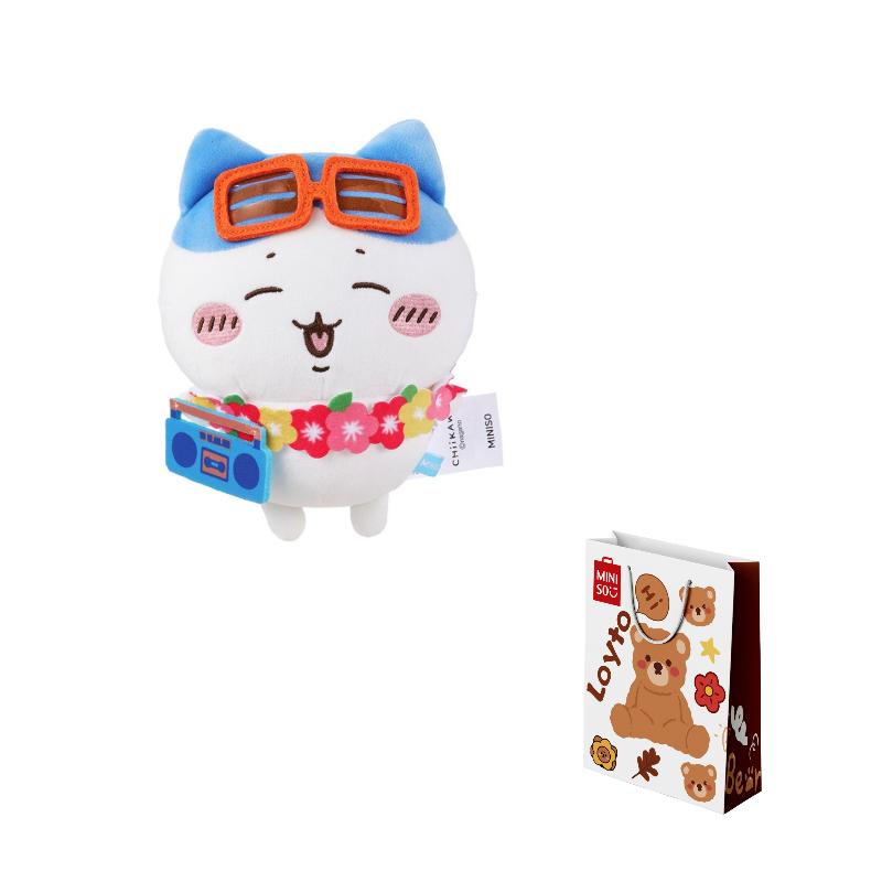 

MINISO Chiikawa Сезон Літо Ляльки-Вінки Плюшева Лялька Труби Висока Лялька Bear Shopping Bag
