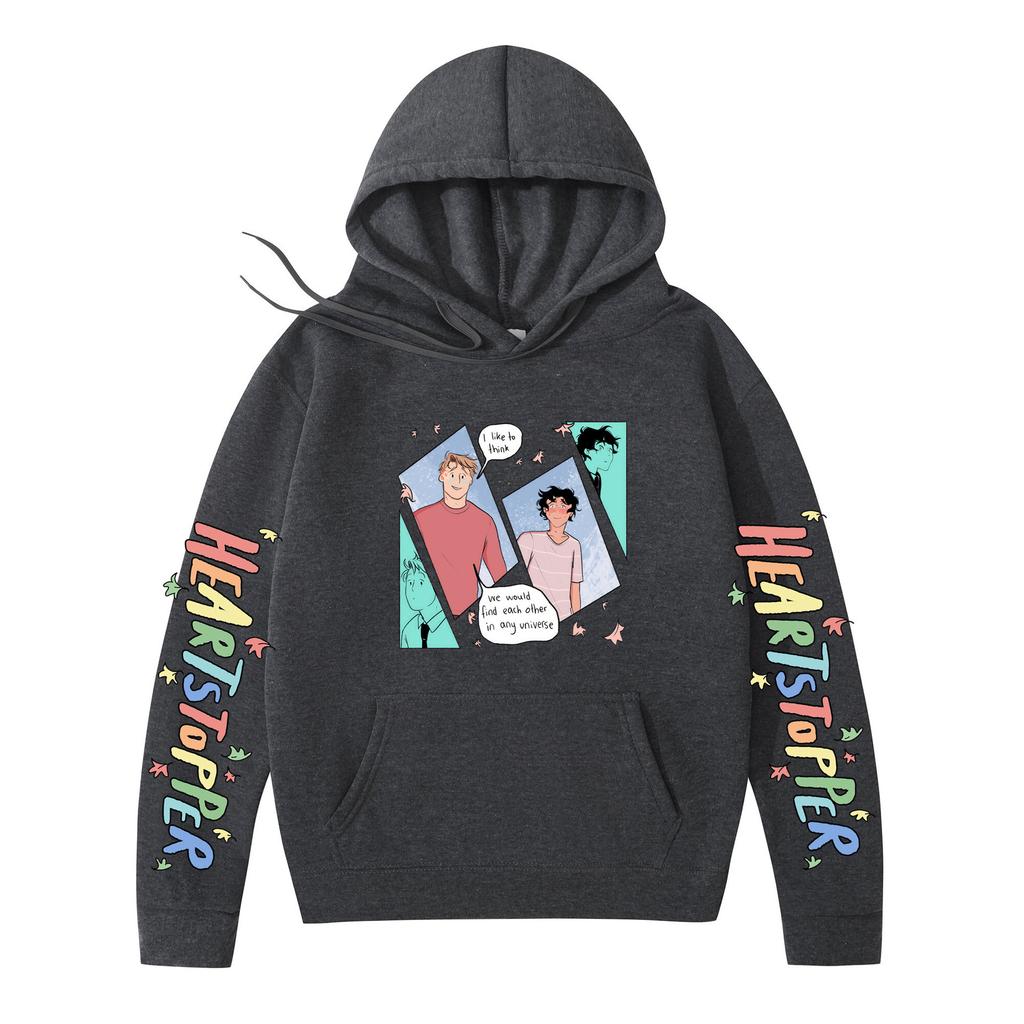 Nick and Charlie Autunm New Printed Men's Hoodie Hoody Y2K Clothes Vintage Fashion Casual Unisex Long Sleeve Pullovers