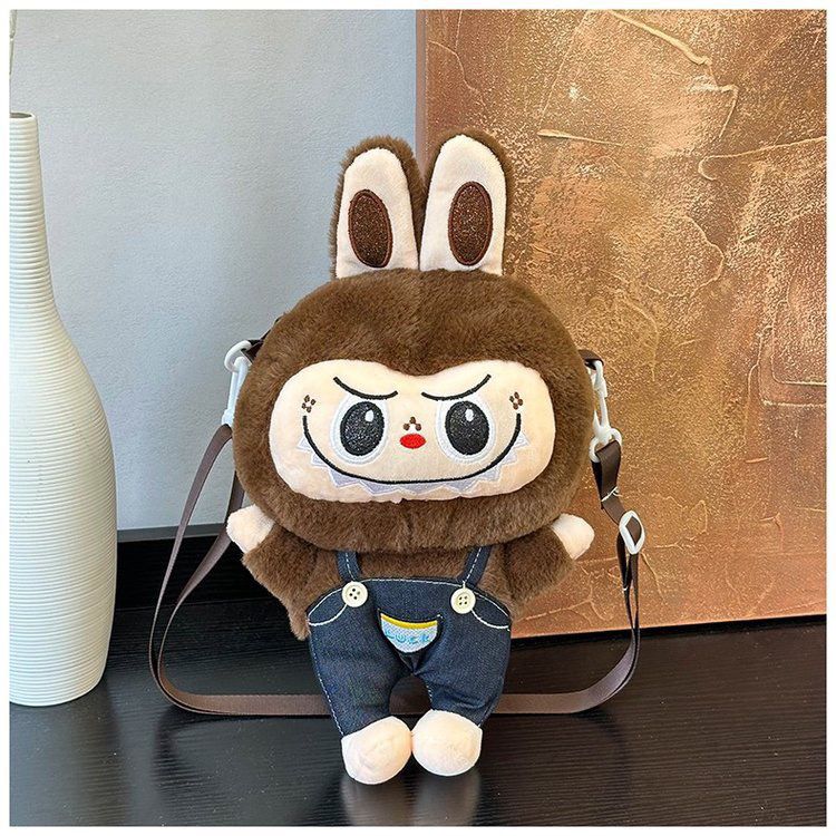 New Cartoon Doll Phone Bag Labu Trendy Bag Travel Shoulder Bag High Beauty Internet Celebrity Shoulder Bag
