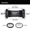 BSA 29mm DUB Ceramic Bearing Bottom Bracket for Road & Mountain Bikes