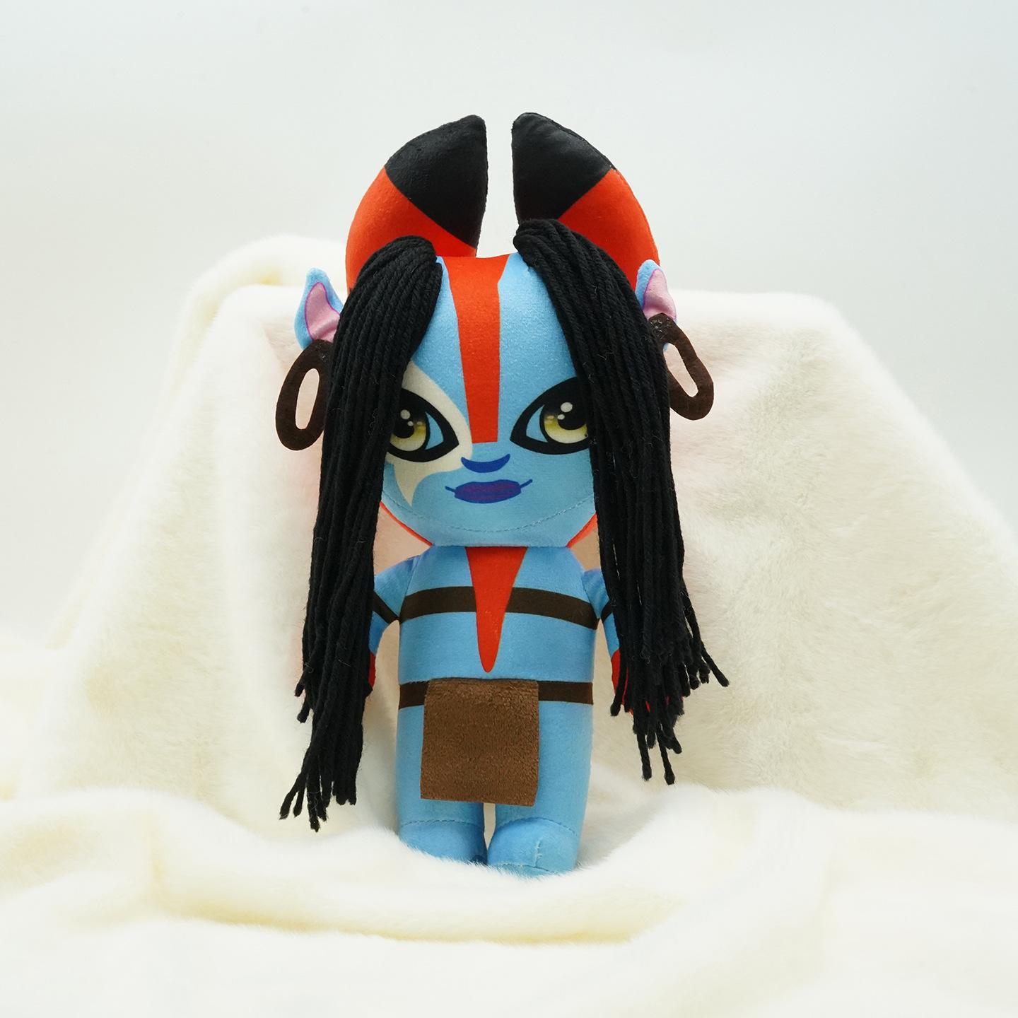 Disney Blue Avatar Neytiri Plush Toy Cute And Soft Na'vi Stuffed Toy Avatar The Way Of Water Movie Character Plush Doll A Preferred Gift For Fans And Memorabilia