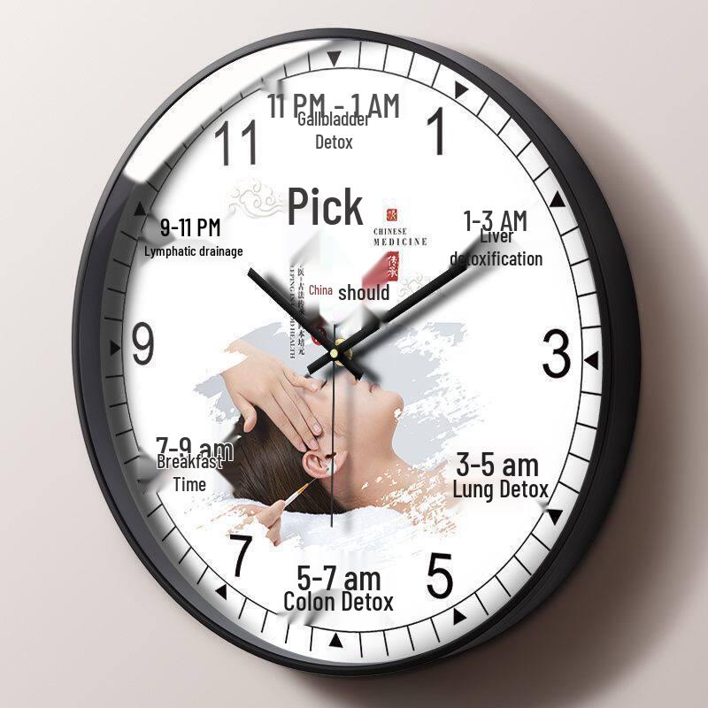 Health Club & Beauty Salon Silent Wall Clock for SPA and Therapies