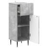 Bathroom Storage Cabinet ZWOLLE Concrete Grey