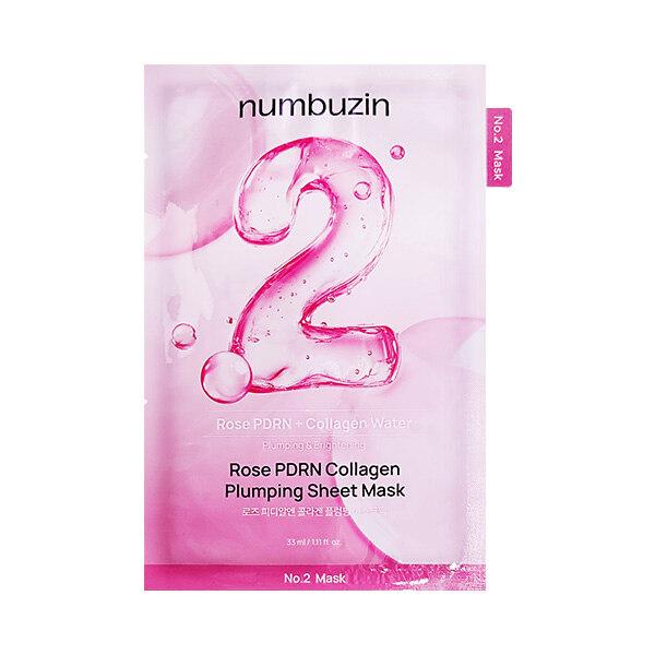 NUMBUZIN_2 Rose PDRN Collagen Plumping Mask Pack 1 Sheet