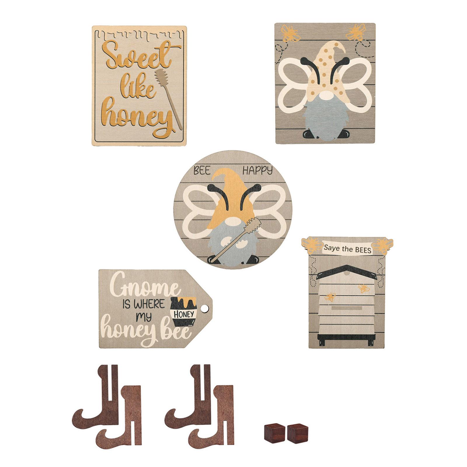 

Многослойный декор поддонов Деревенский деревянный домашний декор Сладкий деревянный знак для домашней кухни (Поддон не входит в комплект)