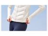 Women's Slim, Lightweight Sports Down Jacket - Body-Fitting, Goose Down Lined, Warm Outerwear for Autumn and Winter Running.