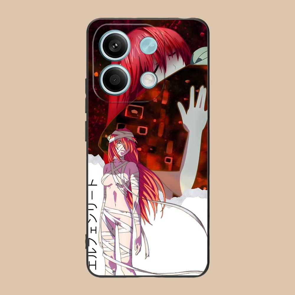 Elfen Lied Lucy Phone Case for Xiaomi 15 14 13 12 Mi 11 T Ultra Lite Pro S X 5G Colour Printing Cellphones Pretty Smartphone