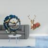 Resin Reindeer Figurine Elk Sculpture Ornament for House Decorations Bookshelf Living Room Indoor