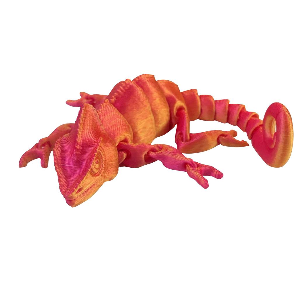 Giocattolo modello animale creativo per ornamenti da giardino per acquari mobili stampati in 3D