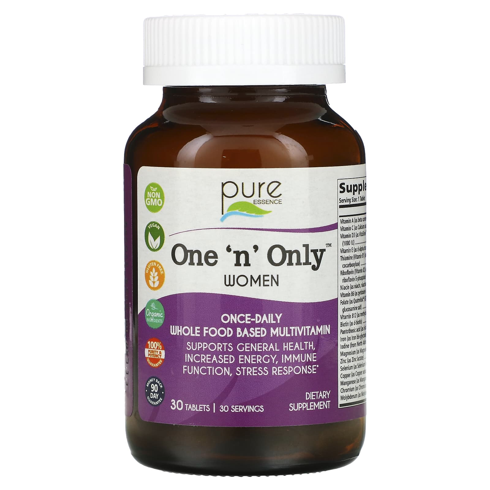 

Pure Essence, One n Only for Women, 30 Tablets