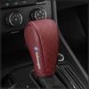 Auto Schalthebelabdeckung PU Leder Schalthebelabdeckung Getriebe Schalthebelknauf Schutz Für Volkswagen Touran Golf-4 5 6 7 Passat Polo MK4 Bora Altea