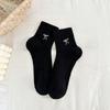 Women's Summer Thin Mesh Breathable Bow Ballet Style Boneless Cotton Socks