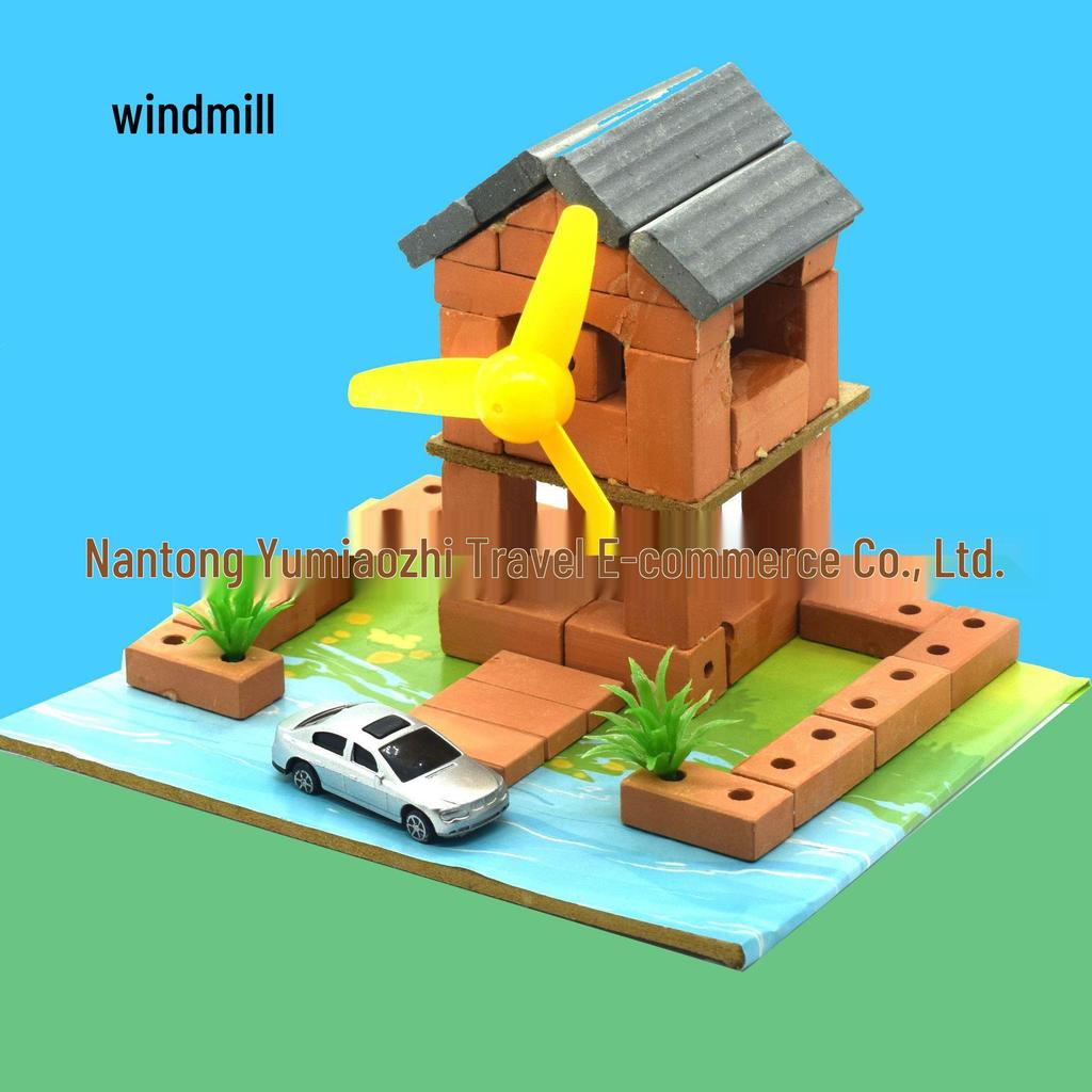 Little Bricklayer DIY Cement House Building Blocks - Educational Toy for Children