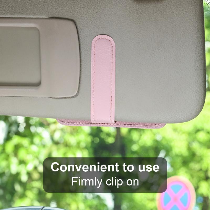 Car Sun Visor Organizer Multi-Pocket Auto Interior Accessories Pocket Organizer Car Document Storage Pouch Pen Holder