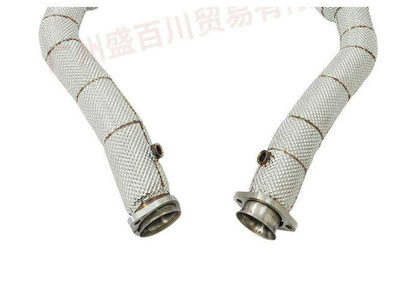Stainless Steel Exhaust Manifold & Heat Shield for Mercedes G63 AMG W463 5.5TT