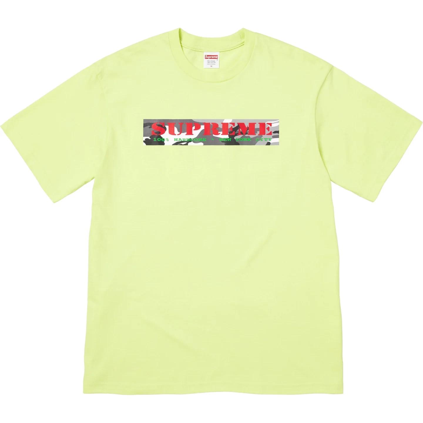 Supreme Hardcore Tee Pale Mint M