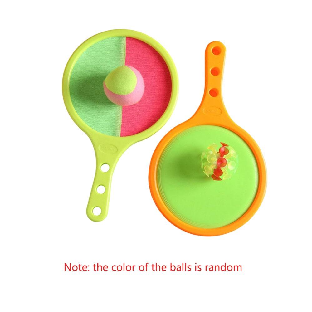 Tennis Style Suction Cup Ball Fun Design Throwing Toy Ball Toss and Catch Ball Set  Park Games