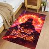 Naruto Character Customizable Name Floor Rug Office Rug Suitable for Kitchen Hallway Decorate Room Bedrooms Anti-slip Rug Decorate Offices