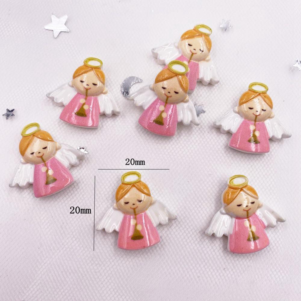 20pcs Resin Colorful Christmas Combination Flatback Cabochon Stone Figurines Christmas Embellishments DIY Scrapbook Craft