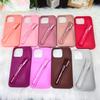Lip Gloss Pink Silicone Compatible Drop-Proof Case for Samsung & iPhone 16 Pro Max
