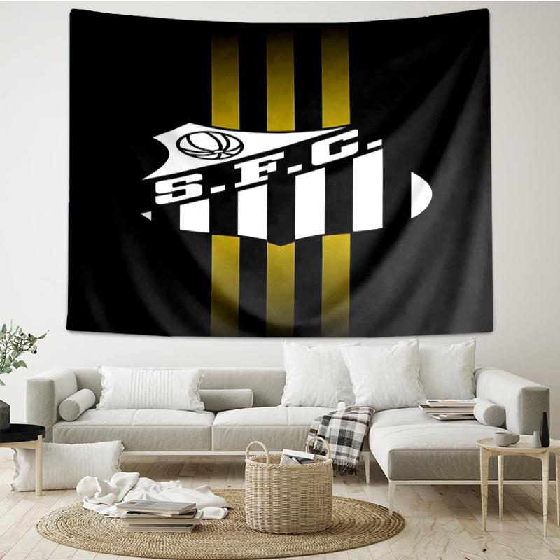 1PC Fc Crest Design Printed Tapestry Room Decoration Wall Hanging for Living Room Bedroom, dormitory, Birthday and Christmas gifts